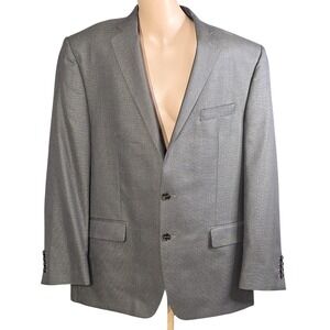 Ralph Ralph‎ Lauren Blazer Mens 46R Gray Two Button Notch Lapel Sport Coat Suit